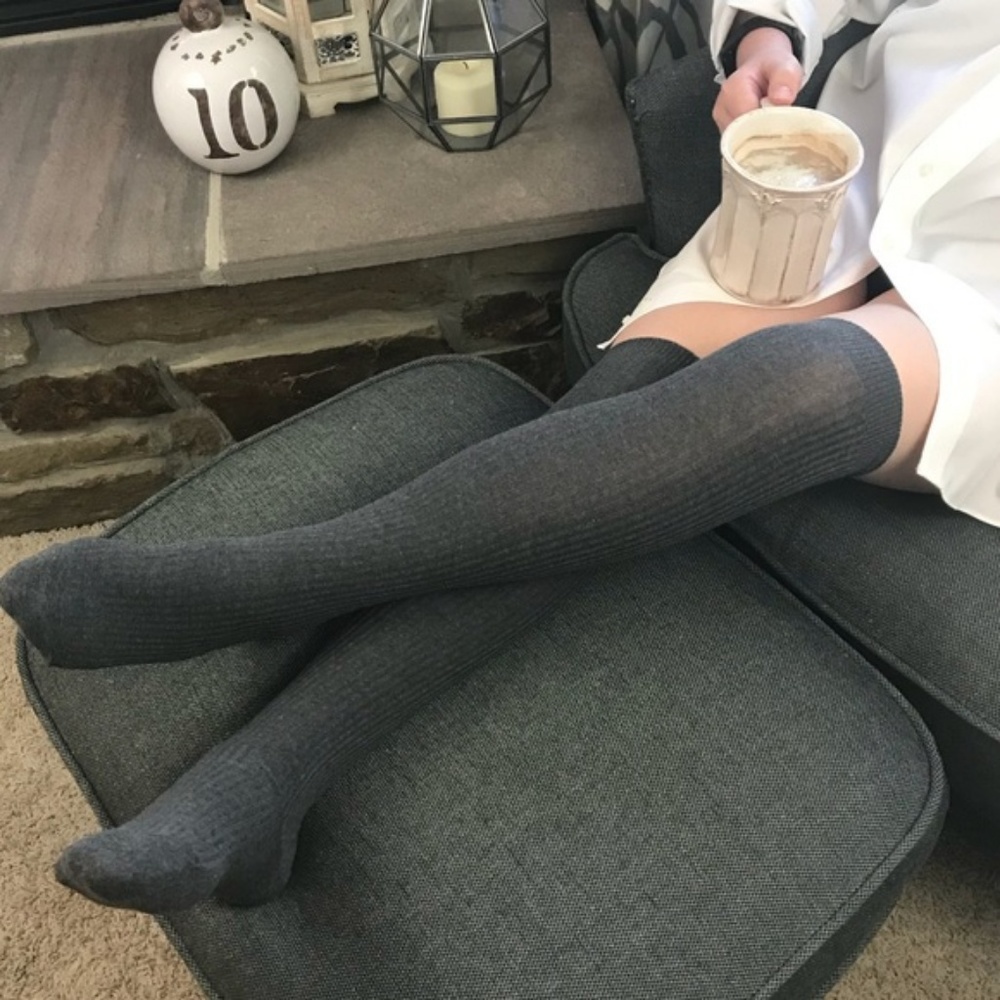 ❤️NEW Sexy Knit Over the Knee Stockings #K15 - Picture 3 of 4